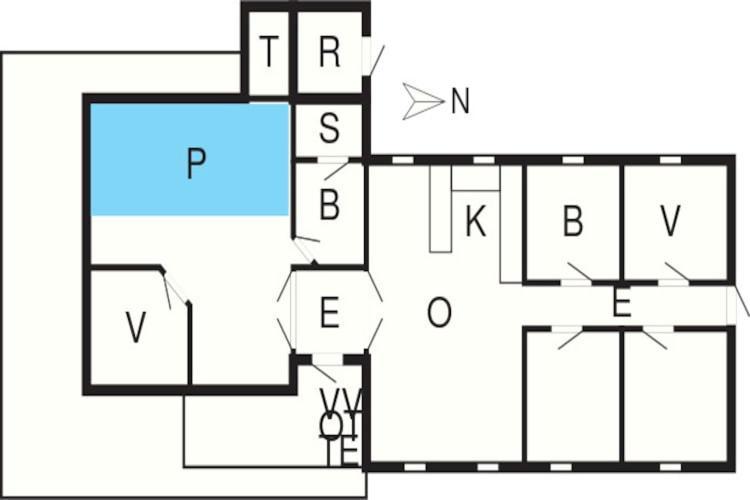 9 Person Holiday Home In Juelsminde Sonderby  Buitenkant foto